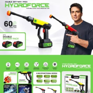 Double Battery Pack Washing Gun