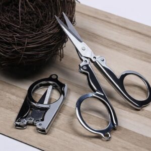Rose brand folding scissors