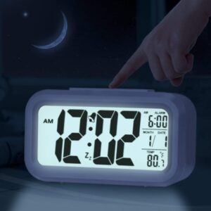 Digital crystal device alarm clock